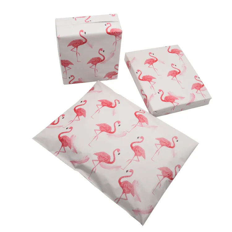 

Pink Courier Bag Flamingo/Snowflake / Coral Cartoon Anime Poly Mailers Self Seal Plastic Mailing Envelope Bag 10*14.5Inch Design