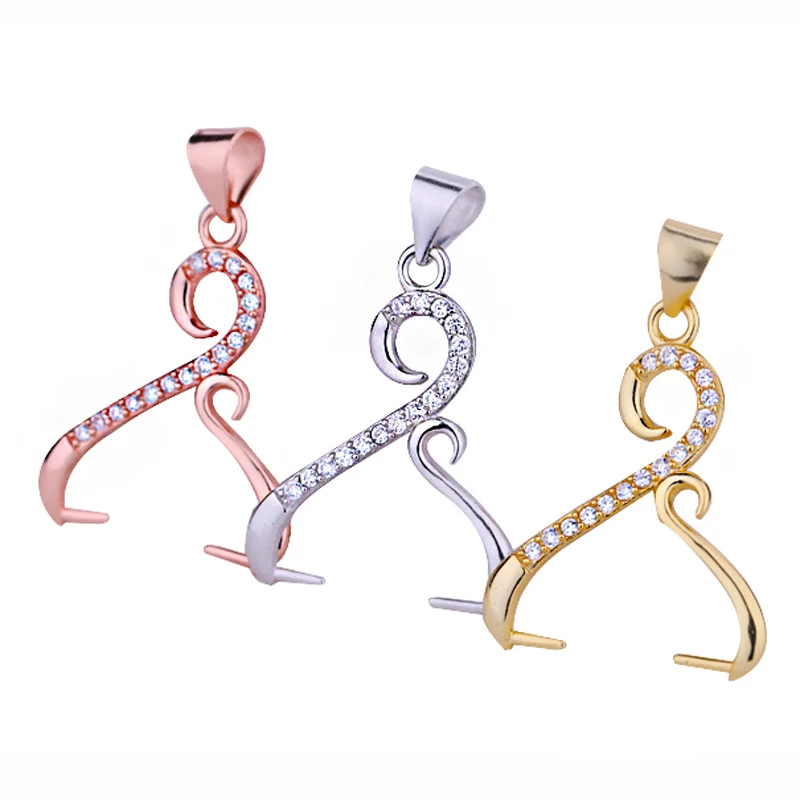 925 Sterling Silver Cabochon Settings Jewelry Accessories Blank Cameo Base Trays Bezels Jewelry Fit DIY Fashion Jewelry Making