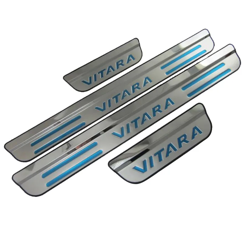 Высококачественная Накладка на порог из нержавеющей стали приветственная