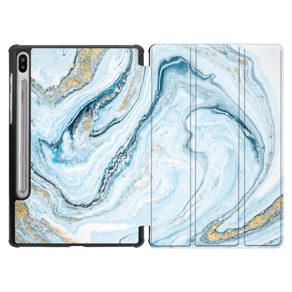 SS06 MTT для samsung Galaxy Tab S6 10,5 ''чехол для планшета SM-T860 T865 T867 из искусственной кожи флип-стенд смарт-чехол Funda Авто Режим сна/пробуждения - Цвет: SS06