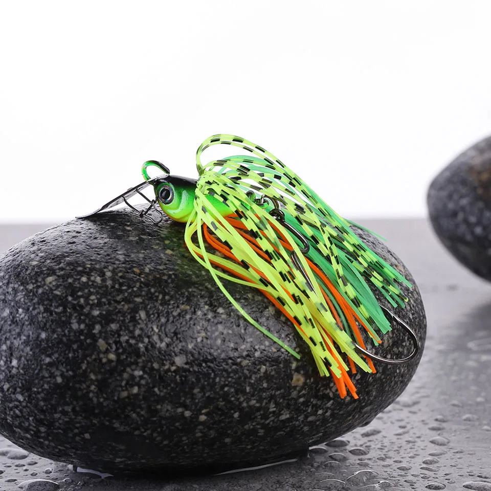 WALK FISH 13 г рыболовный Спиннер приманка с силиконовой юбкой металлическая джиг для