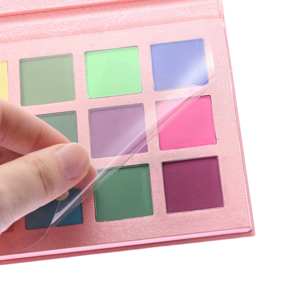 Палитра неоновых теней для век 18 цветов матовые и яркие тени шелковистая пудра