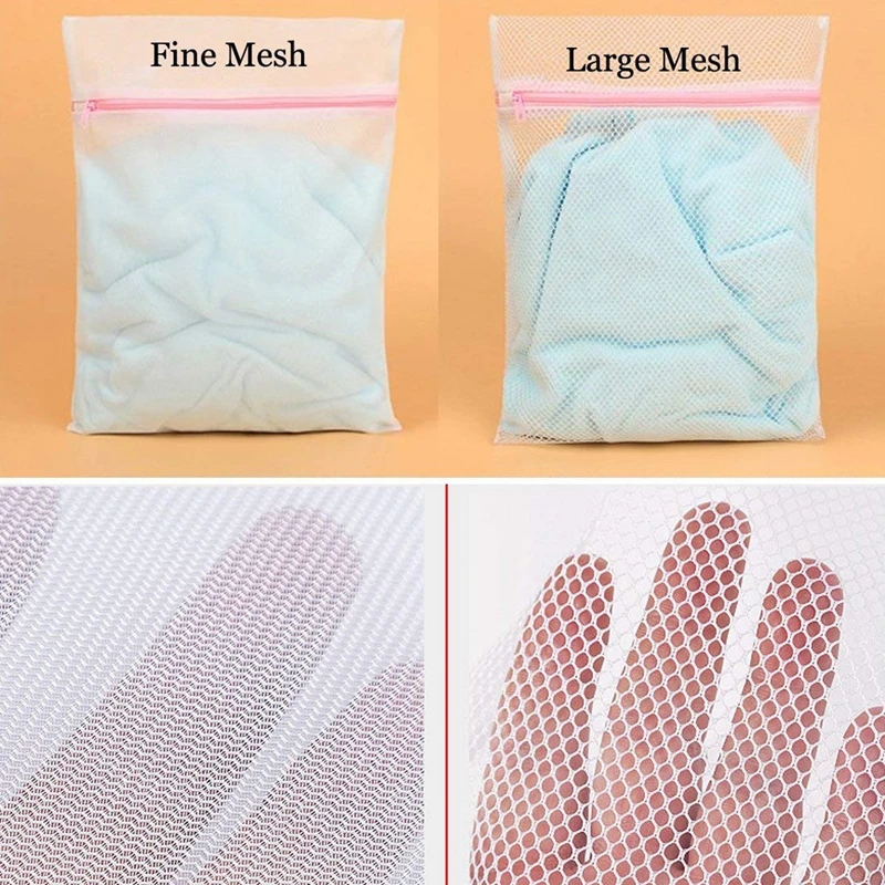 Набор из 6 сетчатых сумок для стирки многоразовые сетчатые стиральные мешки на