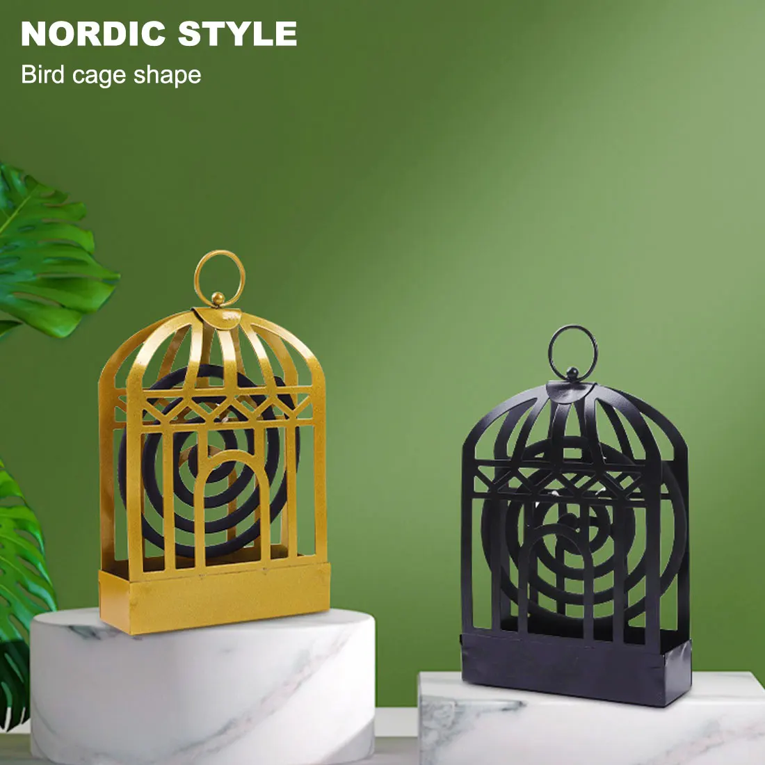

Mosquito coil holder Nordic retro iron insect mosquito coil holder Innovate incense sandalwood mosquito repellent coil holder