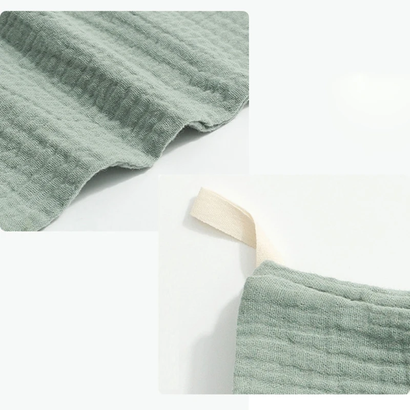 

5 Pcs Towel Baby Facecloth Bath Towel Handkerchief Cotton Burp Cloth Washcloth 24BE