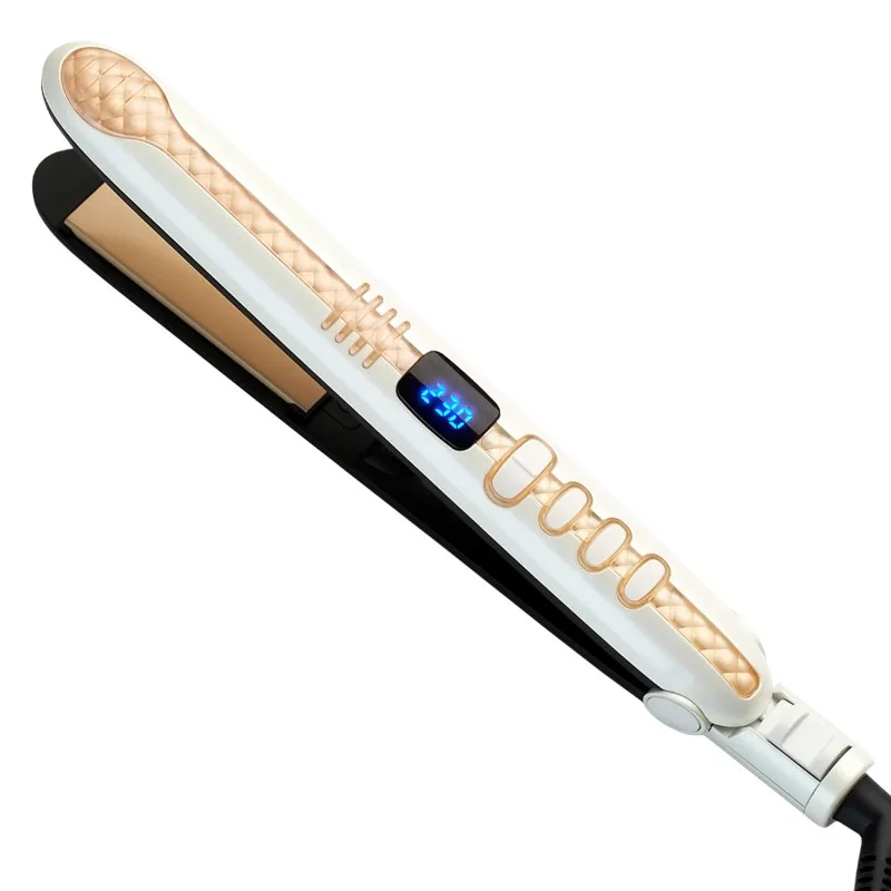 Профессиональный Выпрямитель для волос 2 в 1 керамическая пластина плойка со