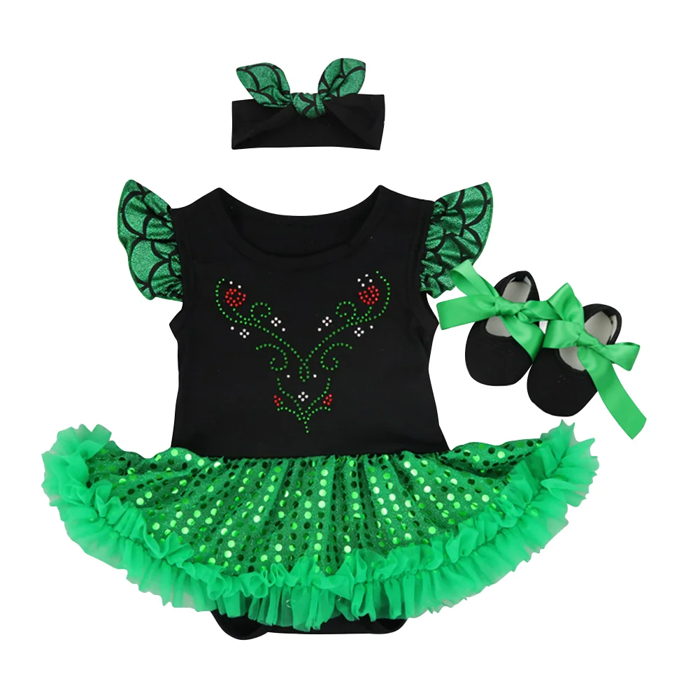 Одежда для маленьких девочек одежда на Хэллоуин комбинезон платье малышей дня