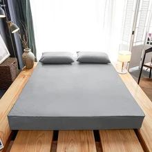 Waterproof Mattress Cover With Zipper Six Sides All Inclusive Mattress Cover King Queen Quilted Bed Fitted Sheet Customizable