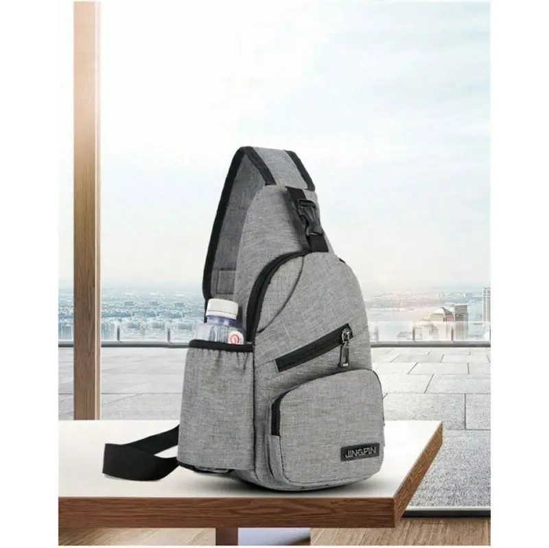 Сумка на плечо для мужчин и женщин нейлоновая слинг сумка нагрудной мешок через