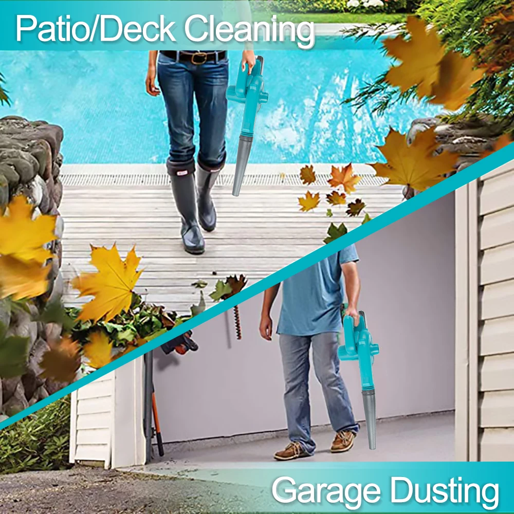 abeden 18v cordless blower vacuum clean air blower for dust blowing dust computer collector hand operat power tool no battery free global shipping