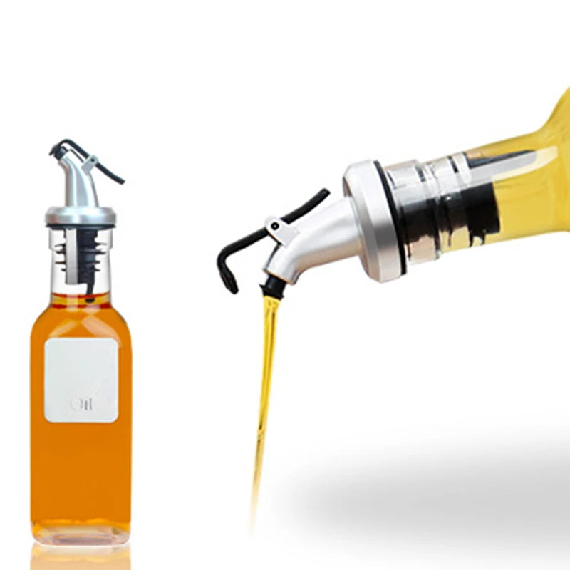 

Olive Oil Sprayer Liquor Spirit Pourer Dispenser Flow Wine Bottle Pour Spout Pourers Flip Top Stopper Barware Kitchen Tools