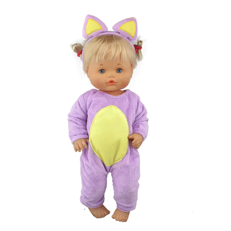 

2021 Lovely green frog suit For 42 cm Nenuco Doll 17 Inches Baby Doll Clothes