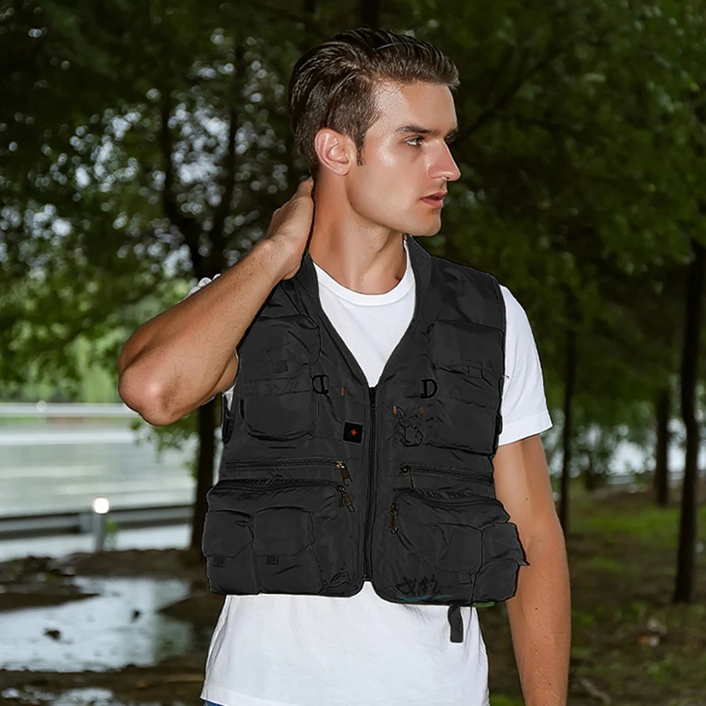 Жилет рыболовный с несколькими карманами для взрослых и детей |