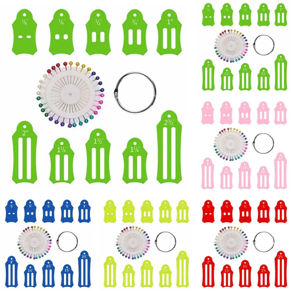 

Jelly Roll Sasher Collection Tool Set 10 Pcs Multi-Sizes Sasher for Folding Fabric Biasing Strips Quilting Fast delivery Dropshi