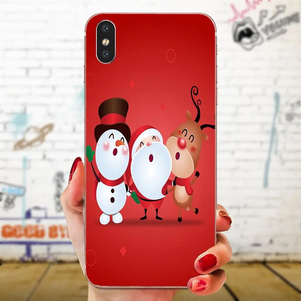 Для Huawei Honor 4C 5A 5C 5X6 6A 6X7 7A 7C 7X8 8C 8S 9 10 10i 20 20i Lite Pro чехол-накладка для мобильного телефона из ТПУ на Рождество год дизайн - Цвет: as picture