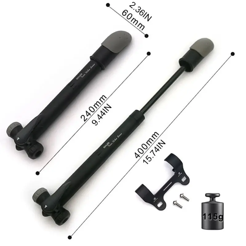 Портативный ручной мини насос для велосипеда надувной цилиндр высокого давления