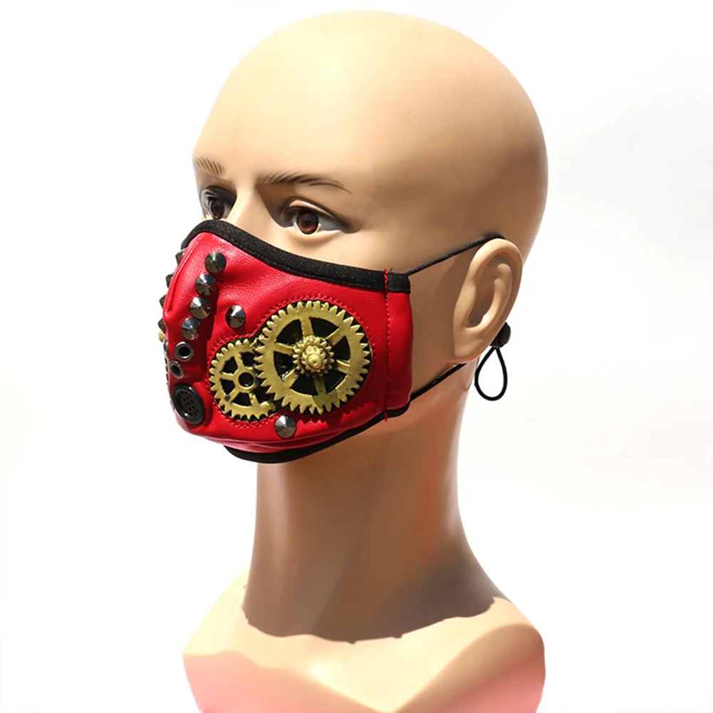 

Funny Steampunk Plague Doctor Mask Latex Punk Cosplay Masks Adult Halloween Event Cosplay Props with Filter 2020 hot sale#38