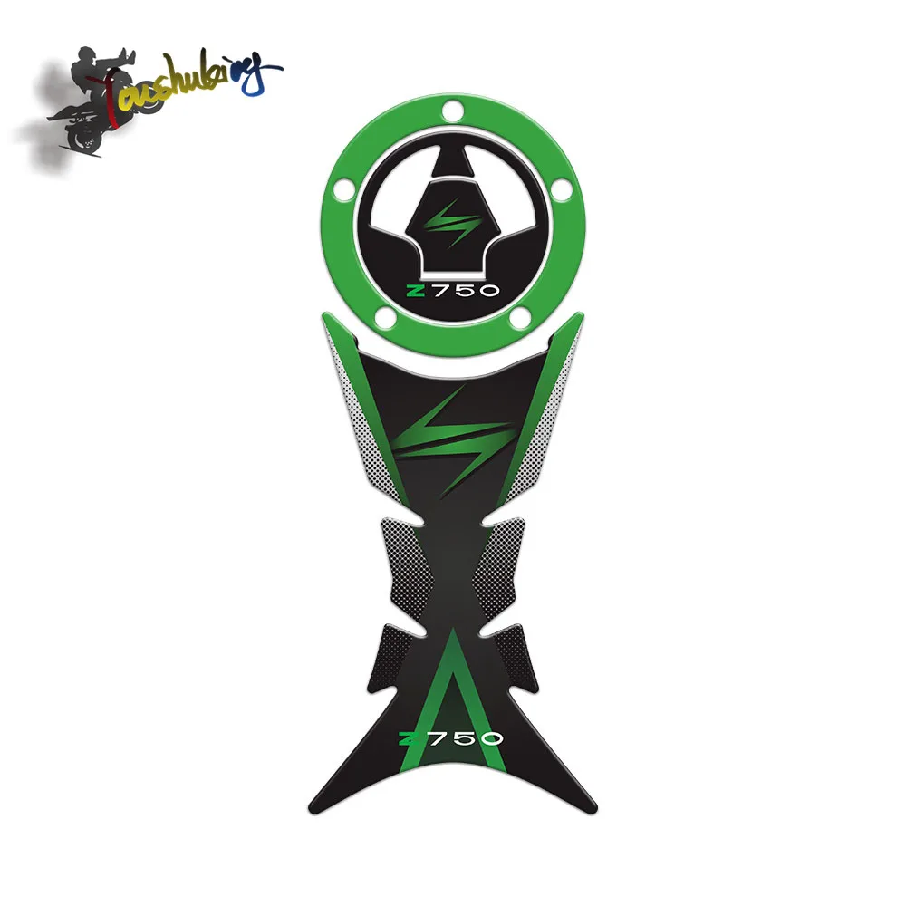 

3D Motorcycle Tank Pad Protector Sticker Fish Bone Decal for Z900 Z800 Z750 Z650 Z300 Z250 Z125 Z1000 Z400