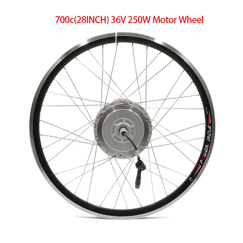 700C motor Двигатель bafang колесо 36V250W Ebike электрическое преобразование велосипедов Комплект 26''700C концентратор велосипед с электродвигателем 8fun комплект Bicicleta Electrica - Цвет: 700C motor