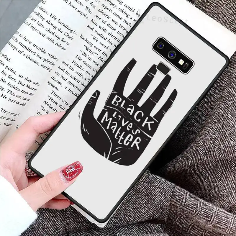 

BLACK LIVES MATTER Printed Phone Case For Samsung Galaxy S8 S9 S10 Plus S10E Note 3 4 5 6 7 8 9 10 Pro Lite cover
