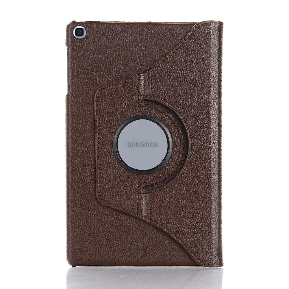 Brown Чехол для samsung Galaxy Tab A 8,0,, SM-T290, T295, T297, чехол с поворотом на 360, умный чехол из ПУ кожи для samsung Tab A 8,0, T290, чехол - Цвет: Brown