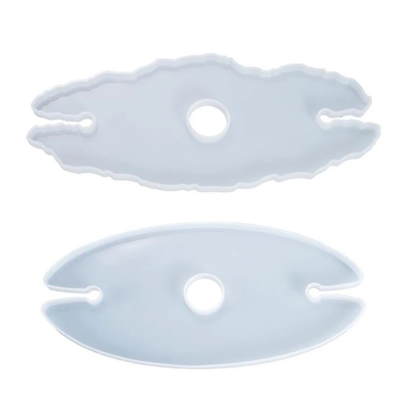 

Crystal Epoxy Resin Mold Wine Glass Rack Tray Casting Silicone Mould DIY Crafts Bottle Cup Holder Making Tool