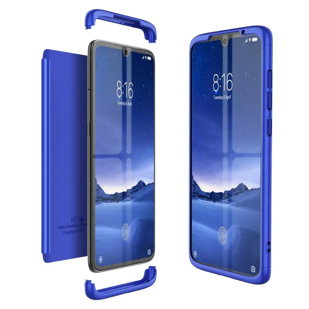 Чехол для Oneplus 7 Pro полная защита ударопрочный 3 в 1 жесткий матовый чехол из