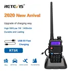 Рация Retevis RT5R 5 Вт UHF + VHF, портативное зарядное устройство с USB-портом, для охоты