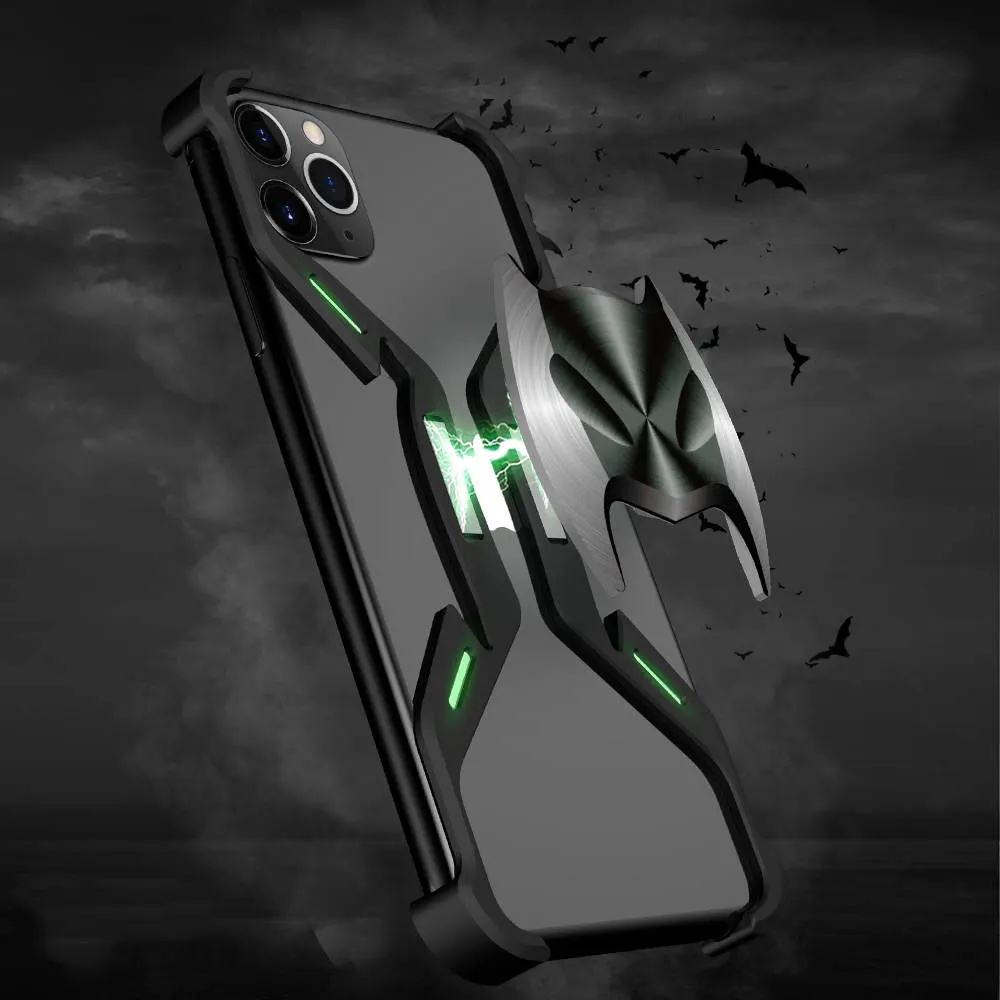 С героями комиксов Марвел световой Бэтмен Магнитный бампер для iPhone 11 Pro MAX XS X XR 7 8