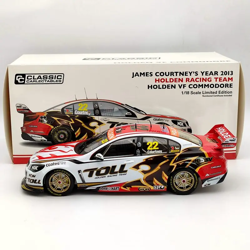 Классические 1:18 для James Courtney's 2013 Toll Holden VF Commodore #22 NO.18535 модели литья под