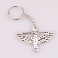 alloy wing keychain goddess wing egypt pharaohs key chain wing keyring gifts for women 2019 fashion jewelry suppliers