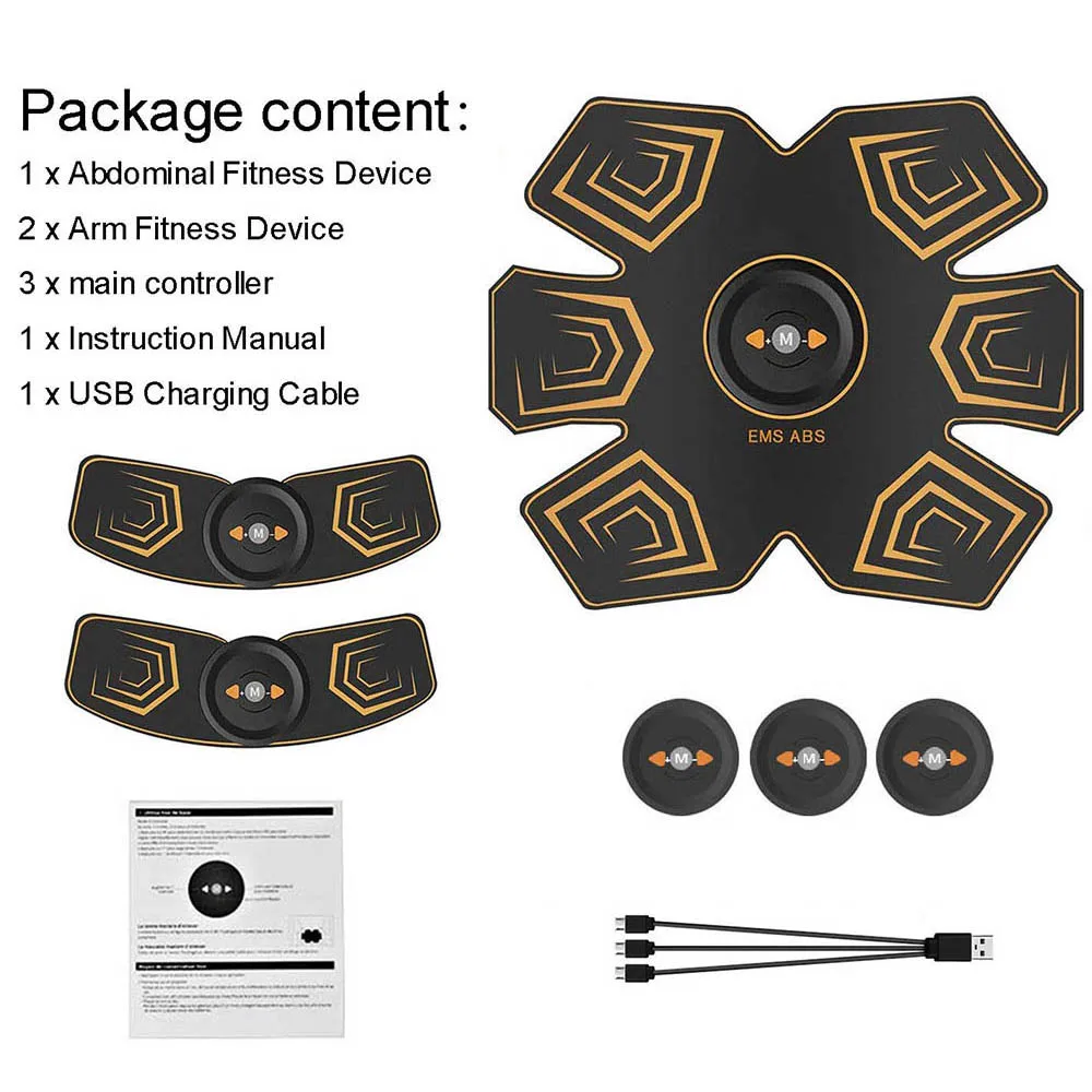 Тонизирующие ремни для стимулятор мышц живота тонизирующие из АБС-пластика с