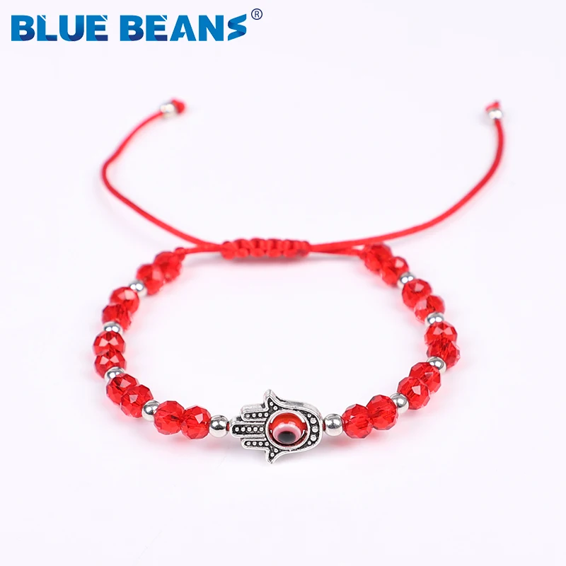 Браслеты женские с кристаллами богемные украшения ручной работы плетеной