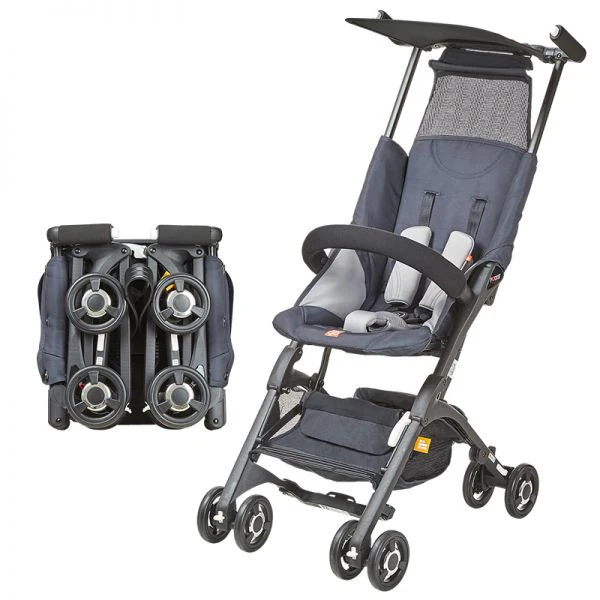 gb POCKIT 2S Infasnt Baby Stroller Ultra-Small Folding Volume Four Wheels 2 X 2D Technology Strollers Cart | Мать и ребенок