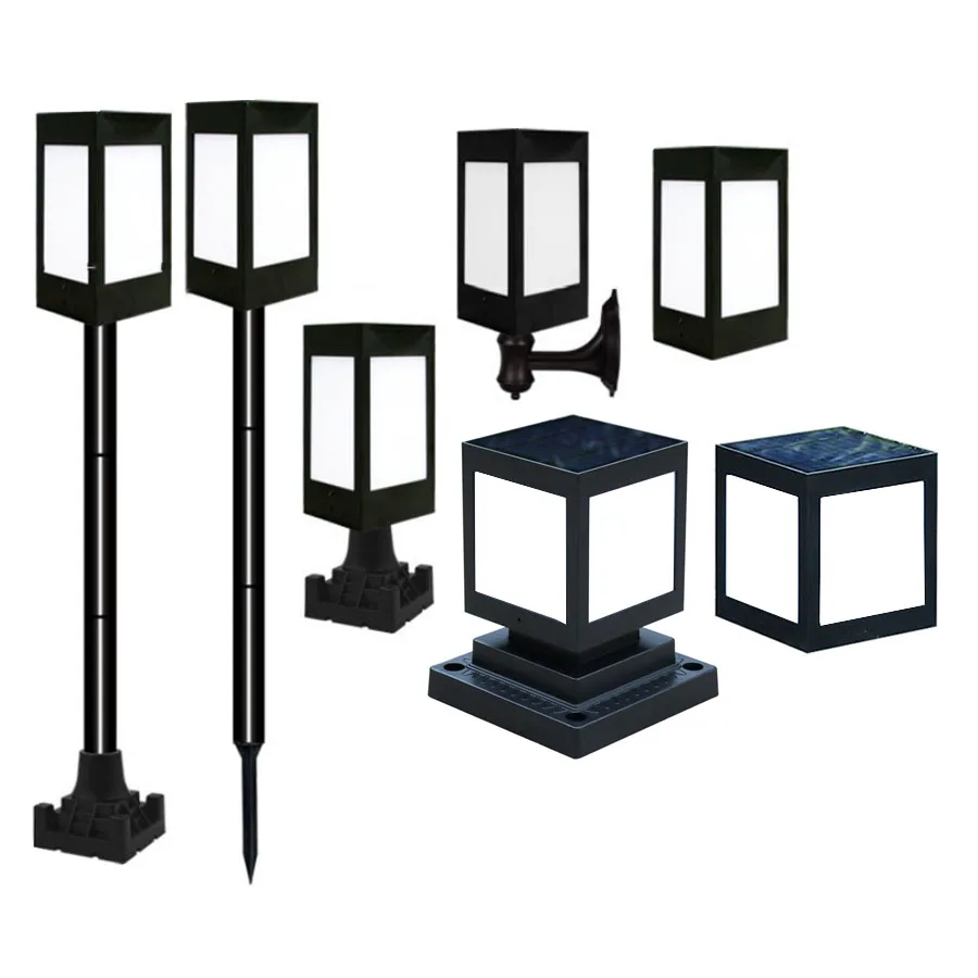 

BEIAIDI Outdoor Solar Pathway Ground Lights Outdoor Garden Patio Landscape Lamp Solar Pillar Post Lawn Lamps For Backyard Porch