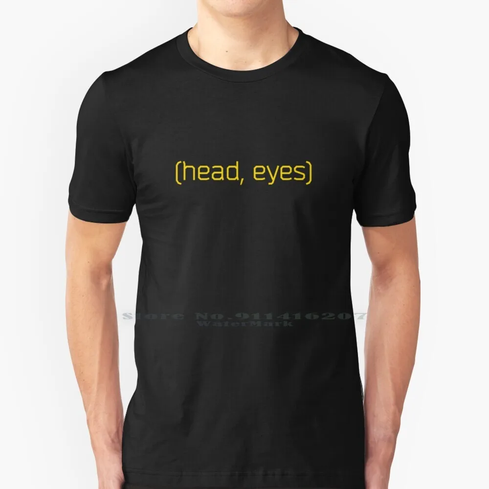 

Head , Eyes Yellow T Shirt 100% Pure Cotton Game Mmo Fps Tarkov Eft Head Eyes Escape From Tarkov End Screen Headshot Funny