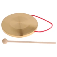 hand gong chapel copper cymbals percussion opera gong copper cymbal percussion for kids children educational toys 18cm