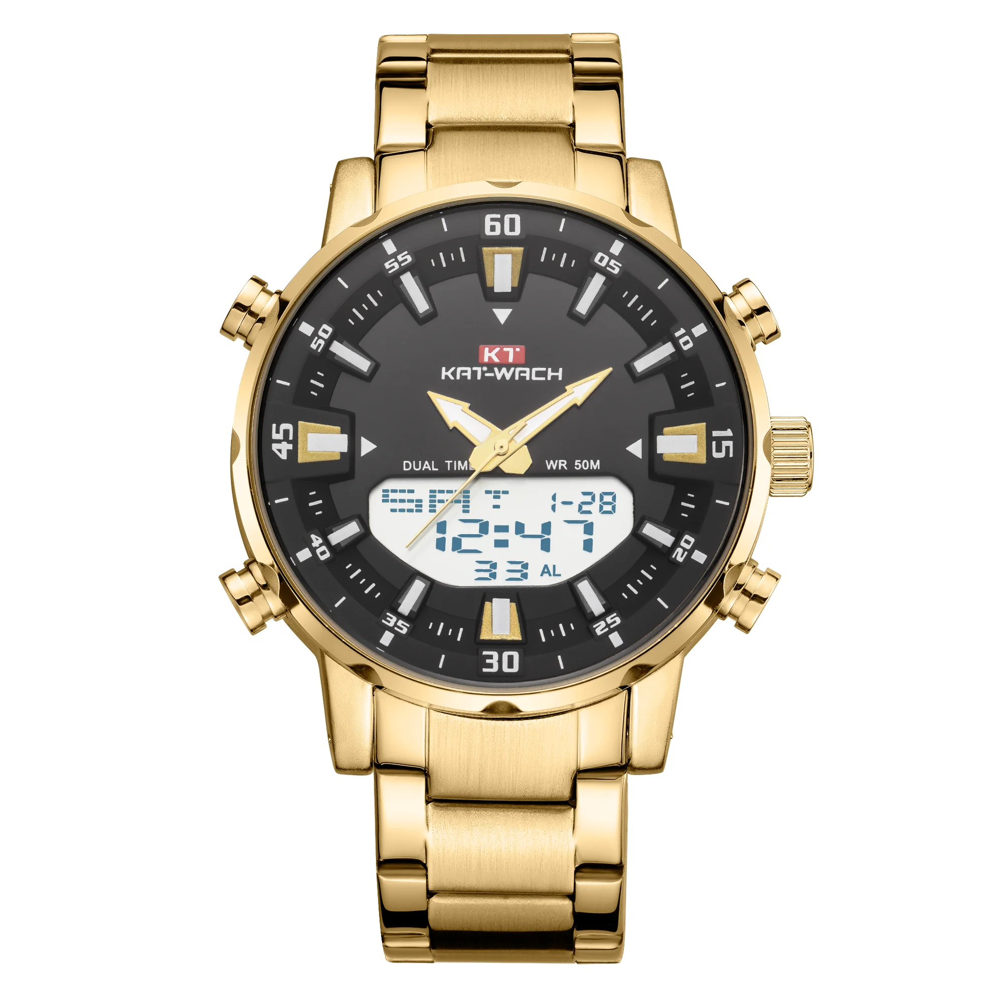 

Watch Male 2021 Sports Digital Watches Men Waterproof Steel Military Quartz Watch For Men Wristwatch Relogio Masculino