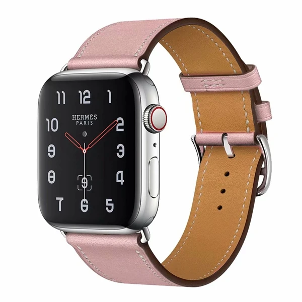 Кожаный ремешок для Apple Watch модный iWatch серии 1 2 3 4 5 42 мм 38 ремень 40 44 - купить по