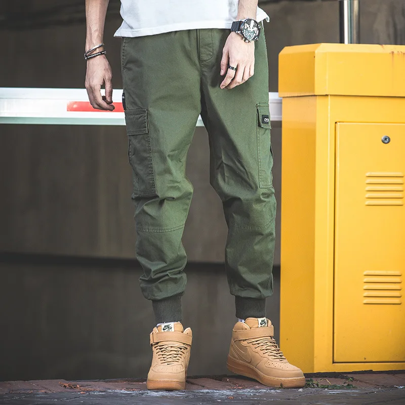 cargo pants men hip hop joggers men's Casual fashion Sweatpants harem tactical 2020 spring new TJWLKJ | Мужская одежда