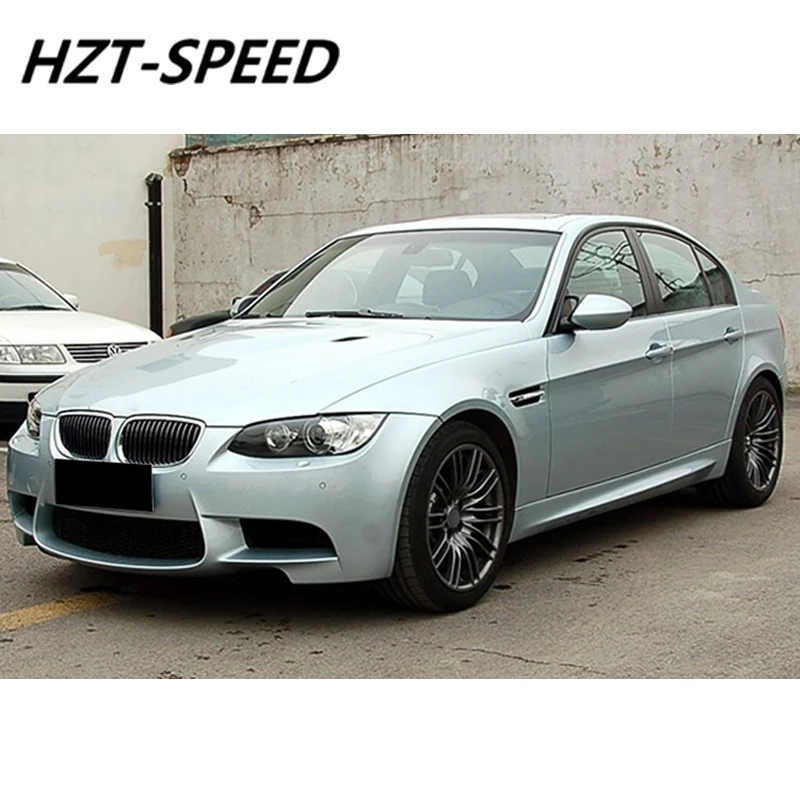 E90 полипропилен неокрашенный боковые юбки переднего бампера задний бампер для BMW