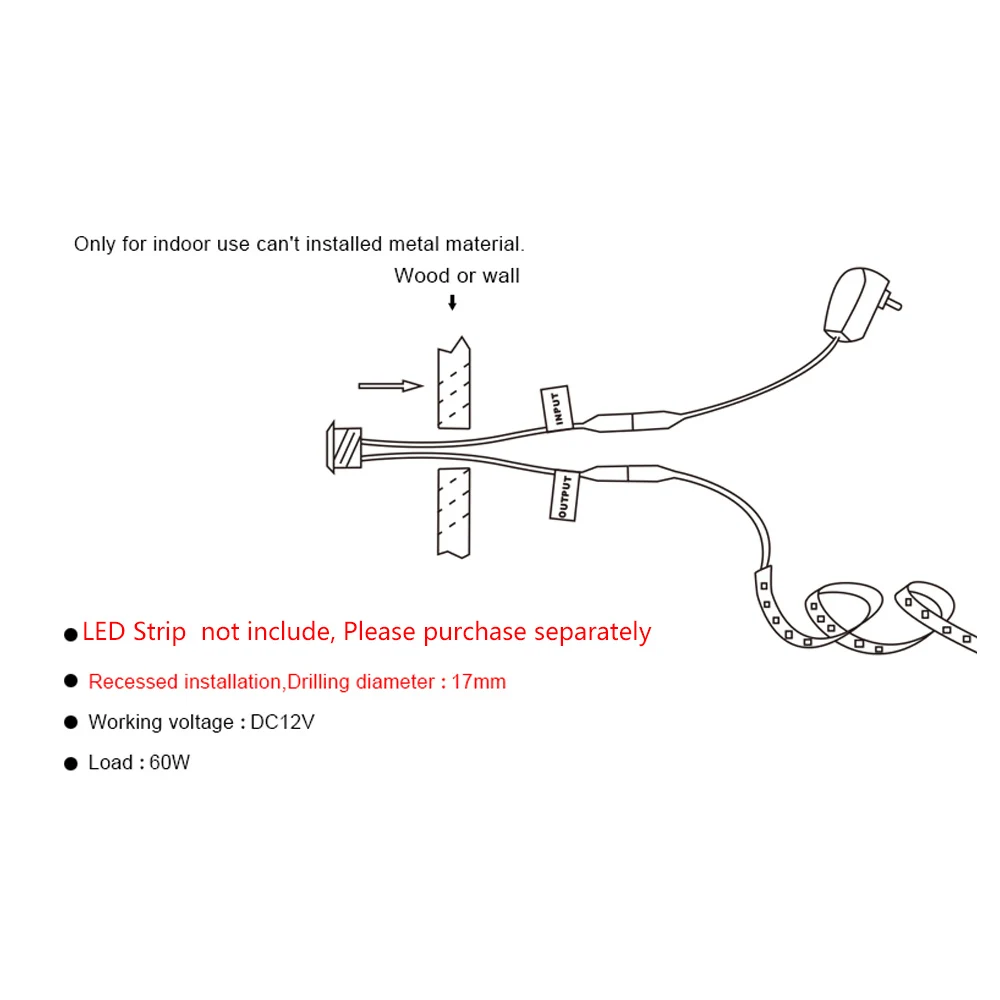 2 м бесступенчатый сенсорный переключатель с регулируемой яркостью 5 В 12 24