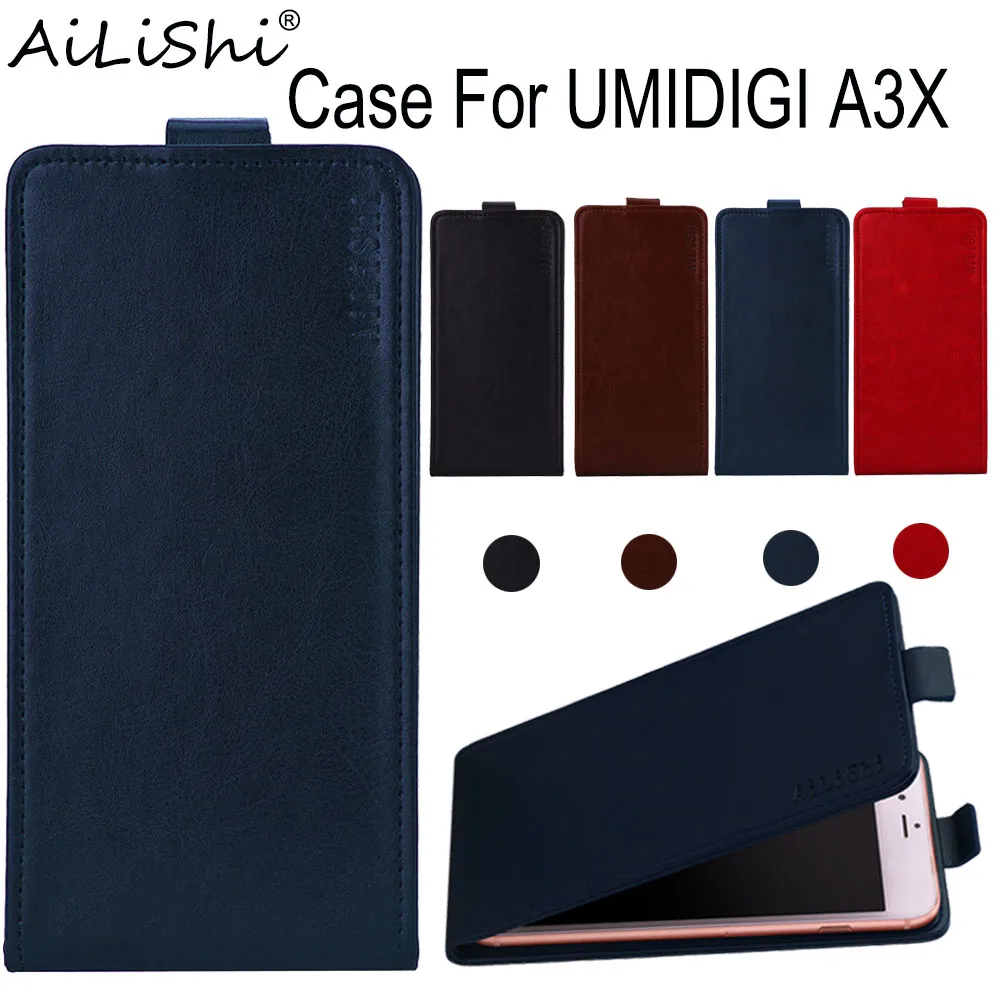 AiLiShi чехол для UMIDIGI A3X роскошный флип высшего качества из искусственной кожи