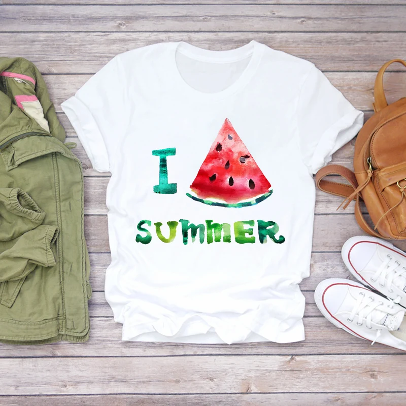 

Women 2020 Summer Plaid Pineapple Sweet Womens T-shirts Top T Graphic Female Tee T-Shirt Cute Fruit Camisas Shirt Ladies