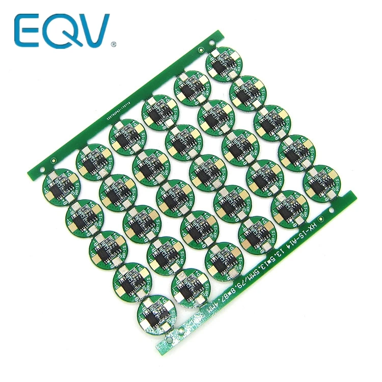 Защитная плата EQV 3 7 в 18650 1S A BMS PCM PCB защитная для батареи литий ионный