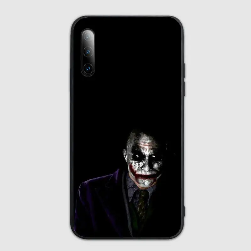 

Black Joker Phone Case For Samsung S note S10E 6 7 8 9 10 20 plus edge lite Cover Fundas Coque