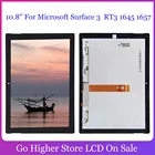 10,8 ''для Microsoft Surface 3 RT3 1645 1657, комбинированная ЖК-панель дисплея, стеклянный сенсорный экран, сменная поверхность датчика RT 3 части