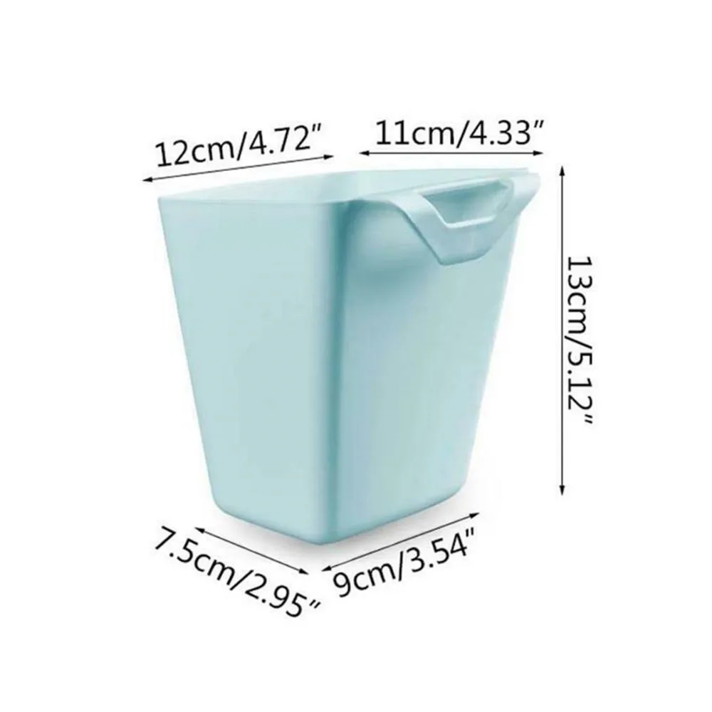 

Convenient Storage Basket Organizer Container Plastic Bucket Hanging For Office Kitchen Living Room Bedroom Bathroom Wholesale