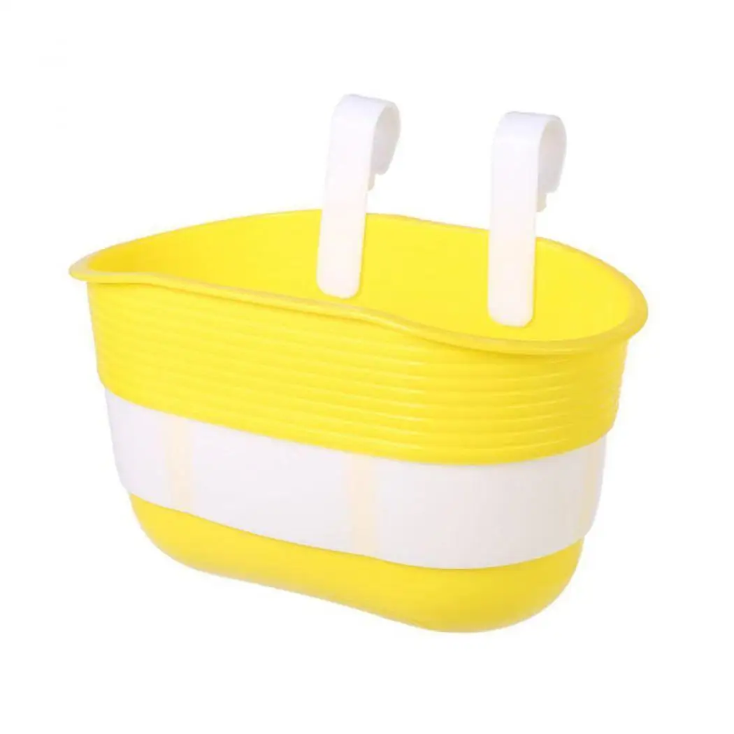Children Bicycle Basket Front Hook Hanging Handlebar Carrier Storage For Kids Bike Use Blue Pink Daily | Спорт и развлечения