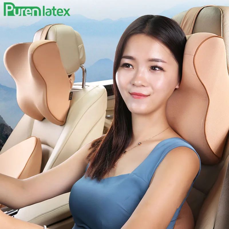 Автомобильная подушка из пуренлатекса с эффектом памяти подголовник для защиты